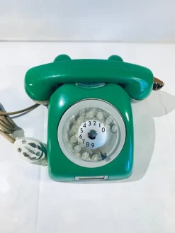 Tradera Televerket Dialog + Grönt Skal - Retro / Vintage Fast Telefon (Grå)> Fast Telefoni