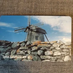 Tradera Telia Telefonkort 30 - Vindkvarn> Telefonkort