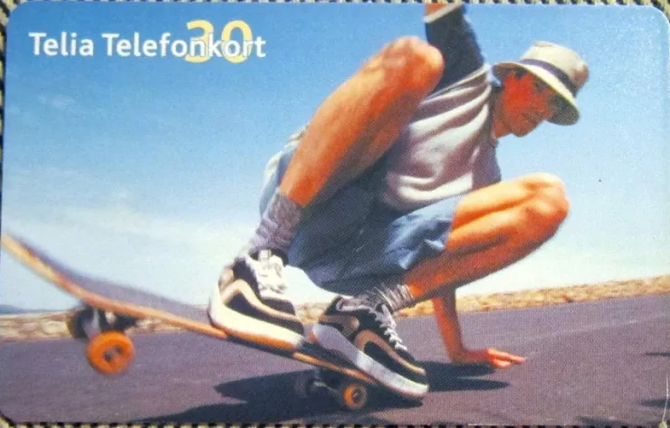 Tradera Telia Telefonkort 30 markeringar Retro Foto Klaus Lahnstein Surfingbräda> Telefonkort