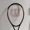 Tradera Tennis Racket Wilson TEMPEST High Beam Series 100 SQ.IN. Snyggt Rött & Svart> Tennis