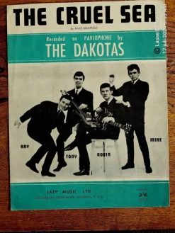 Tradera The Dakotas - The Cruel Surf (Sheet music)| Noder Og Nodehæfter