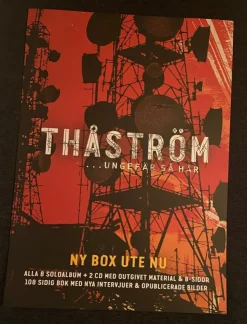 Tradera Thåström - Ungefär så här Promo Poster| Musikplakater