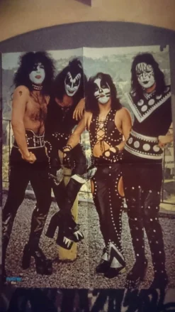 Tradera Tidning poster Kiss| Musikplakater