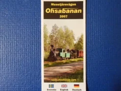 Tradera Tidtabell Ohsabanan Museijärnvägen i Småland OHS Bruk - Gimarp BOR N:a spårvidd> Køreplaner