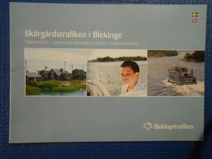 Tradera Tidtabell Skärgårdstrafiken i Blekinge 2017> Køreplaner