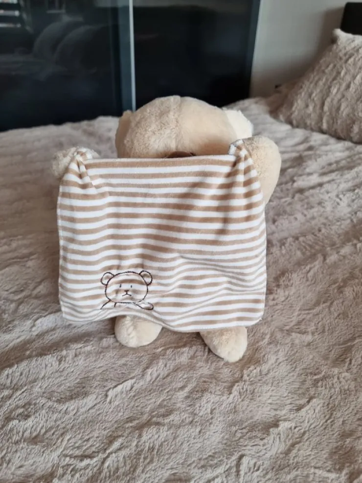 Tradera Tittut Nallebjörn med filt| Bamser