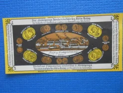 Tradera Tändsticksetikett Jönköping tändsticksfabrik> Prislister & Kataloger