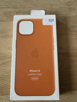 Tradera Tom æske til Apple iPhone 13 Læder Case - Golden Brown> Mobiltilbehør