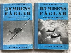 Cheap Två böcker Rymdens fåglar: Ryktbara flygplan av Hans Ostelius (1943) Fly- Og Flyhistorie