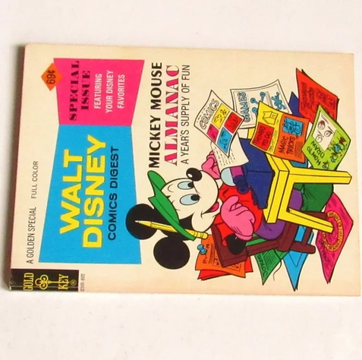 Discount usa WALT DISNEY COMICS DIGEST 1976 no 57 minitidning ny NM REA 9kt Amerikanske Serier