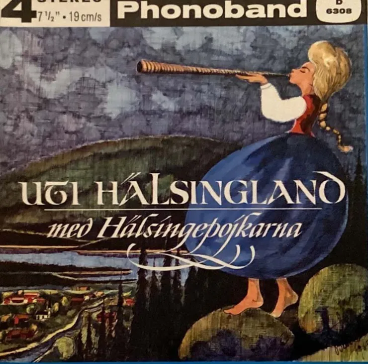 Tradera Uti Hälsingland med Hälsingepojkarna. Förseglat phonoband / rullband D-6308| Spolebånd