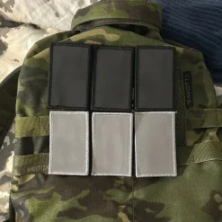 Flash Sale VARUSTELEKA REFLECTIVE PATCH, 80 X 50 MM Stofmærker & Pins