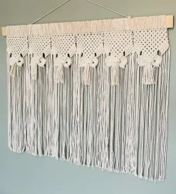 Tradera Väggbonad i makramé HARMONI| Dekorationer