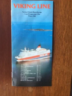 Tradera Vikinglinjen tidtabell 1 maj-30 september 1994> Køreplaner
