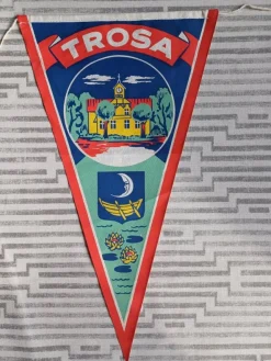 Tradera Vimpel från Trosa - vintage - från 60-talet> Flag