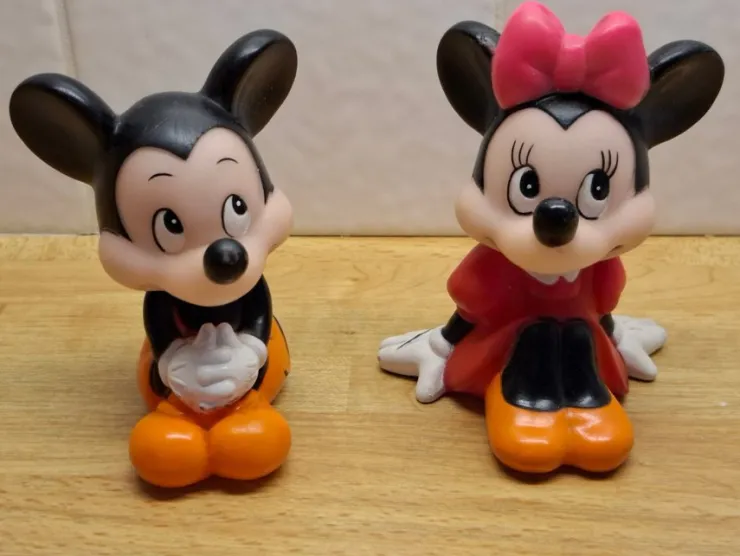 Tradera Vintage Musse & Mimmi Pigg figurer| Disney
