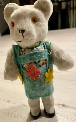 Tradera Vintage Nallebjörn i Kläder -50-tal| Bamser