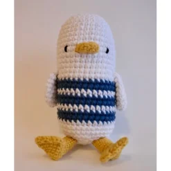 Tradera Virkad anka mås handgjort mjukdjur gosedjur present julklapp| Baby, Børn & Leg