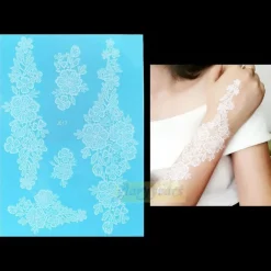 Tradera VIT Engångs Tatuering / WHITE Temporary Tattoo| Tatovering