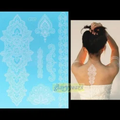 Tradera VIT Engångs Tatuering / WHITE Temporary Tattoo| Tatovering