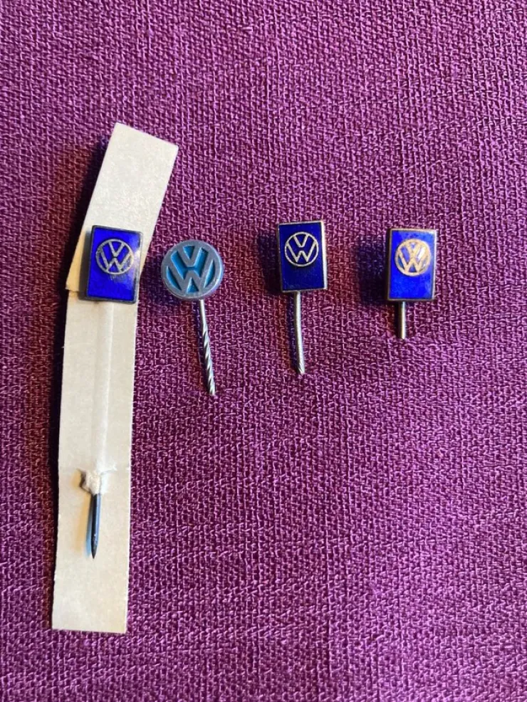 Tradera Volkswagen. Vw pins. Nålmärke 4 styck> Mobilia