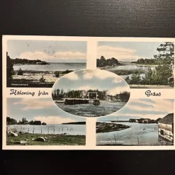 Tradera Vykort Gräsö Sverige - Flera motiv| Svenske Landskaber