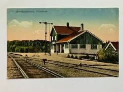 Tradera Vykortet Sjömarken - Järnvägsstation 2 olika| Generelle Motiver