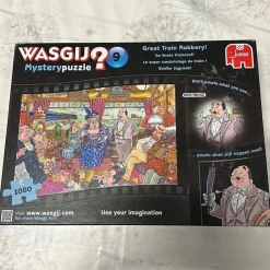 Tradera WASGIJ? Mystery Puzzle 9 ”Great Train Robbery!” 1000 bitar| Puslespil