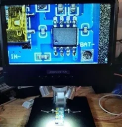 Tradera 260X digitalt svetsmikroskop med LED-ljus, 8,5 tums LCD-skärm, justerbar vinkel| Mikroskop