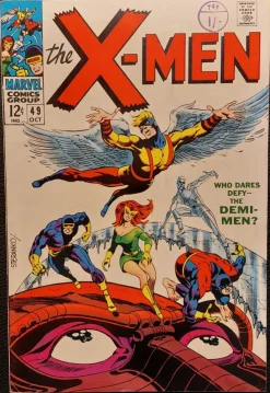 Hot X-Men #49 (1968) - 1st Lorna Dane - Jim Steranko cover Amerikanske Serier